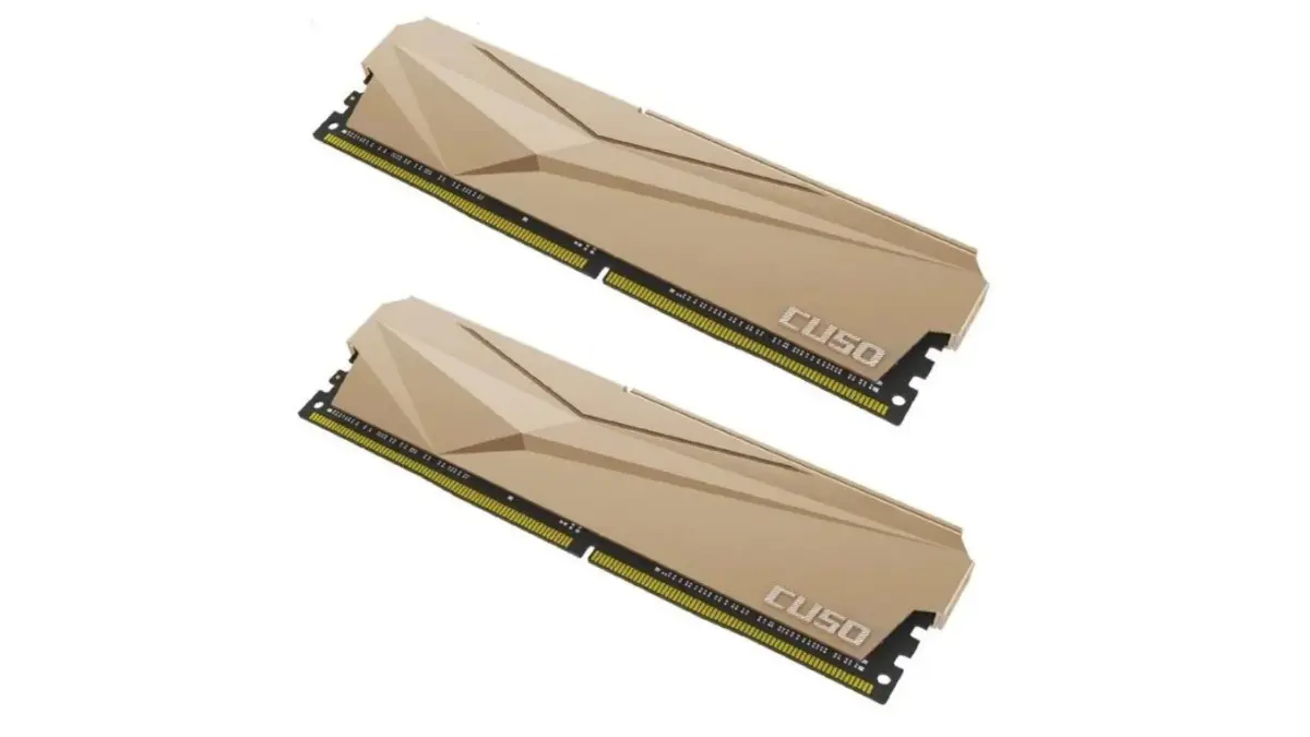 Kit memória RAM CUSO 2× 8GB DDR4 3200MHz