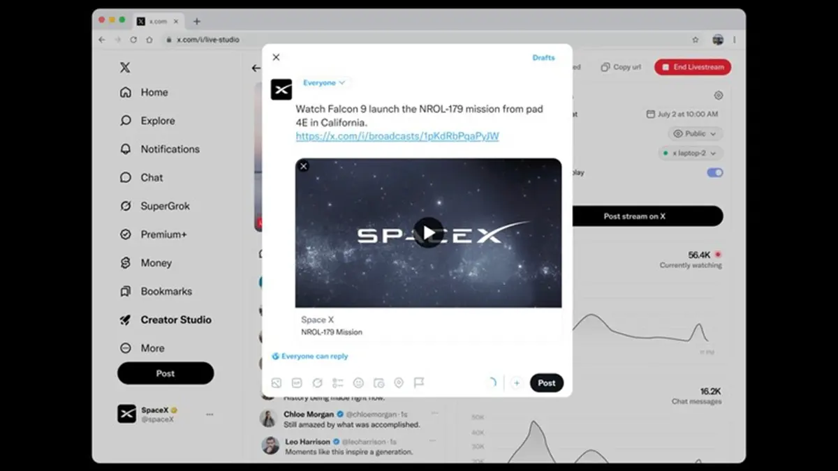 O X lançou o Live Studio e vai pagar US$ 1 milhão para criadores