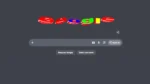 Doodle nostálgico do Google celebrando 28 anos com design clássico de 1998 para gerar curiosidade no feed.