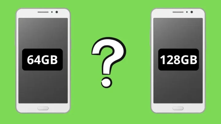 64GB ou 128GB no celular