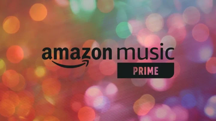 Logo Amazon Music Prime em um Fundo desfocado
