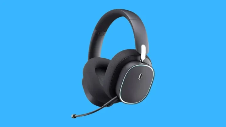 Headset Gamer custo-benefício em um fundo azul.